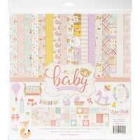 12" x 12" paper pad - Hello Baby - It's a girl