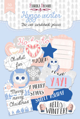 50pcs Huge Winter die cuts