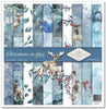 Christmas in blue -  paper pad - Crafty Wizard