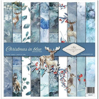 Christmas in blue -  paper pad - Crafty Wizard