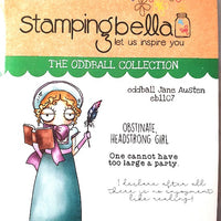 Stamping Bella  - Oddball Jane Austen - Rubber Stamp Set