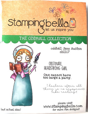 Stamping Bella  - Oddball Jane Austen - Rubber Stamp Set