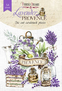 54pcs Lavender Provence die cuts - Crafty Wizard