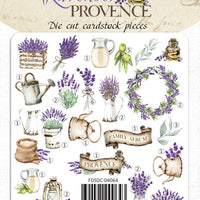 54pcs Lavender Provence die cuts - Crafty Wizard