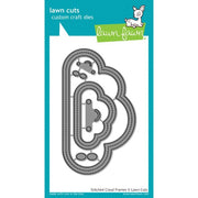 Lawn Fawn - Stitched Cloud Frames Cutting Die - Crafty Wizard