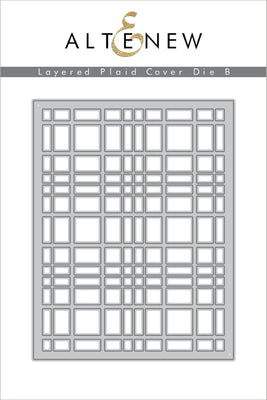 Altenew - Layered Plaid Cover Die B