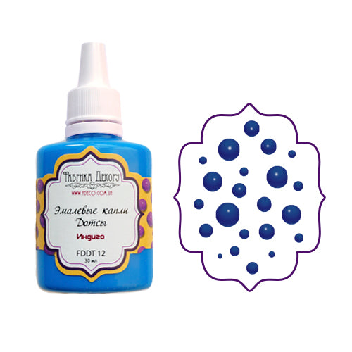 Liquid enamel drops - Indigo - Crafty Wizard