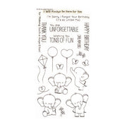 My Favorite Things Birdie Brown - Adorable Elephants - Clear Stamp Set