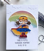 Stamping Bella  - Mini Oddball Superhero - Rubber Stamp Set