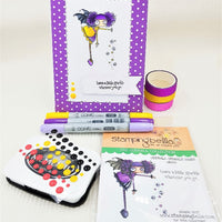 Stamping Bella - Oddball Sparkle Fairy - Rubber Stamp Set - Crafty Wizard
