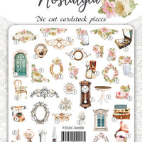 44pcs Nostalgia die cuts