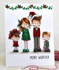 Stamping Bella  - Oddball Christmas Kids - Rubber Stamp Set