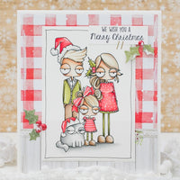 Stamping Bella  - Oddball Christmas Parents - Rubber Stamp Set