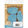 Stamping Bella - Oddball Farm Animals Set - Rubber Stamp Set