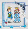 Stamping Bella  - Oddball King and Queen - Rubber Stamp Set
