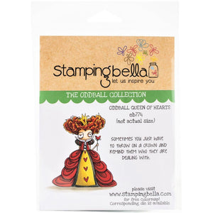 Stamping Bella Oddball Queen of Hearts - Rubber Stamp Set