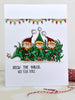 Stamping Bella  - Oddball Three Elves and a Tree - Rubber Stamp Set