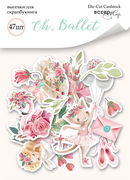 47pcs Oh Ballet die cuts - Crafty Wizard