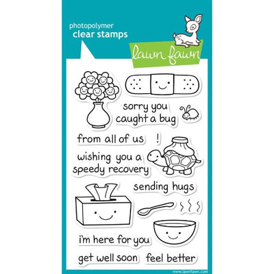 Lawn Fawn - On the Mend - Clear Stamp Set