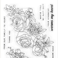 Altenew - Paint-A-Flower: Rose Outline - Clear Stamp Set