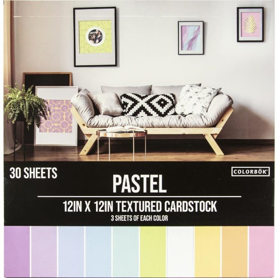 12" x 12" paper pad - Pastel