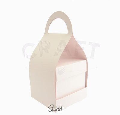 GoatBox Exploding box carrier - matte pastel pink