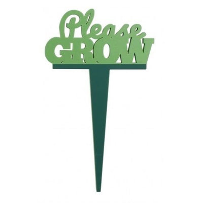 Please grow - Garden marker - Crafty Wizard