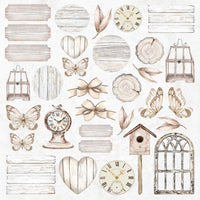 12" x 12" paper pad - Wood Patterns