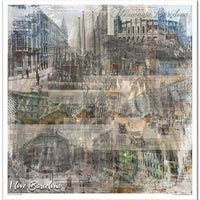 11.8" x 12.1" paper pad - Beautiful Cities