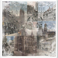 11.8" x 12.1" paper pad - Beautiful Cities