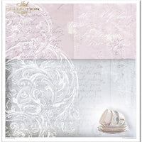 11.8" x 12.1" paper pad - English rose