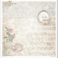 11.8" x 12.1" paper pad - English rose