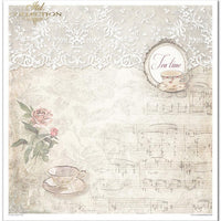 11.8" x 12.1" paper pad - English rose