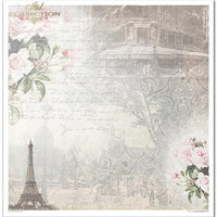 11.8" x 12.1" paper pad - French Chic