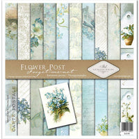 Flower post forget me not -  paper pad - Crafty Wizard