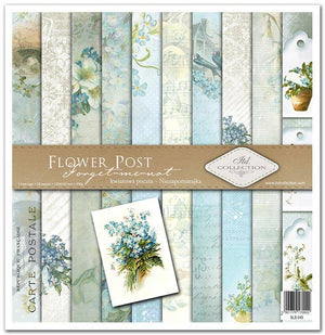 Flower post forget me not -  paper pad - Crafty Wizard