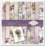 Flower post violet -  paper pad - Crafty Wizard