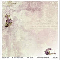 11.8" x 12.1" paper pad - Flower Post Violet