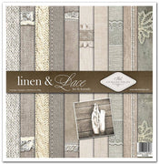 Linen and lace -  paper pad - Crafty Wizard