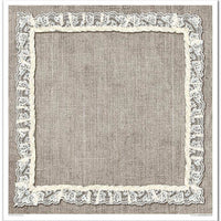 11.8" x 12.1" paper pad - Linen & Lace