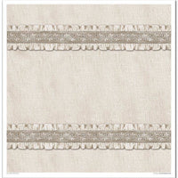 11.8" x 12.1" paper pad - Linen & Lace