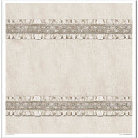 11.8" x 12.1" paper pad - Linen & Lace