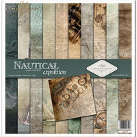 Nautical expedition -  paper pad - Crafty Wizard