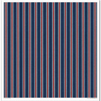 11.8" x 12.1" paper pad - Retro stripes