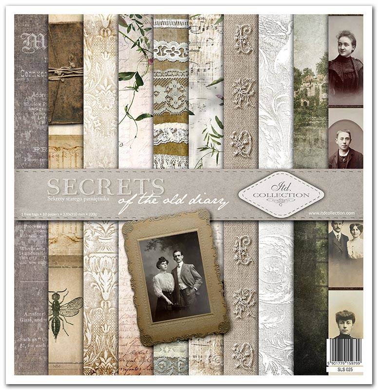 Secrets of the old diary -  paper pad - Crafty Wizard
