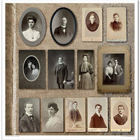11.8" x 12.1" paper pad - Secrets of the old diary