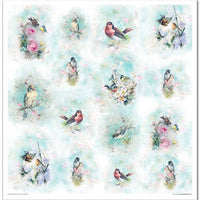 11.8" x 12.1" paper pad - Shabby Chic for Spring