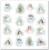 11.8" x 12.1" paper pad - Shabby Chic for Spring