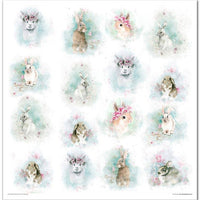 11.8" x 12.1" paper pad - Shabby Chic for Spring