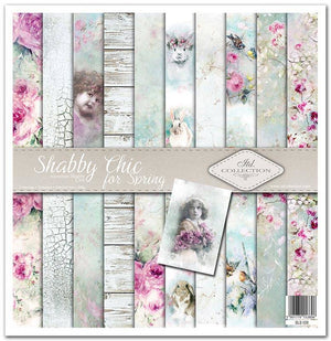 Shabby chic for spring -  paper pad - Crafty Wizard